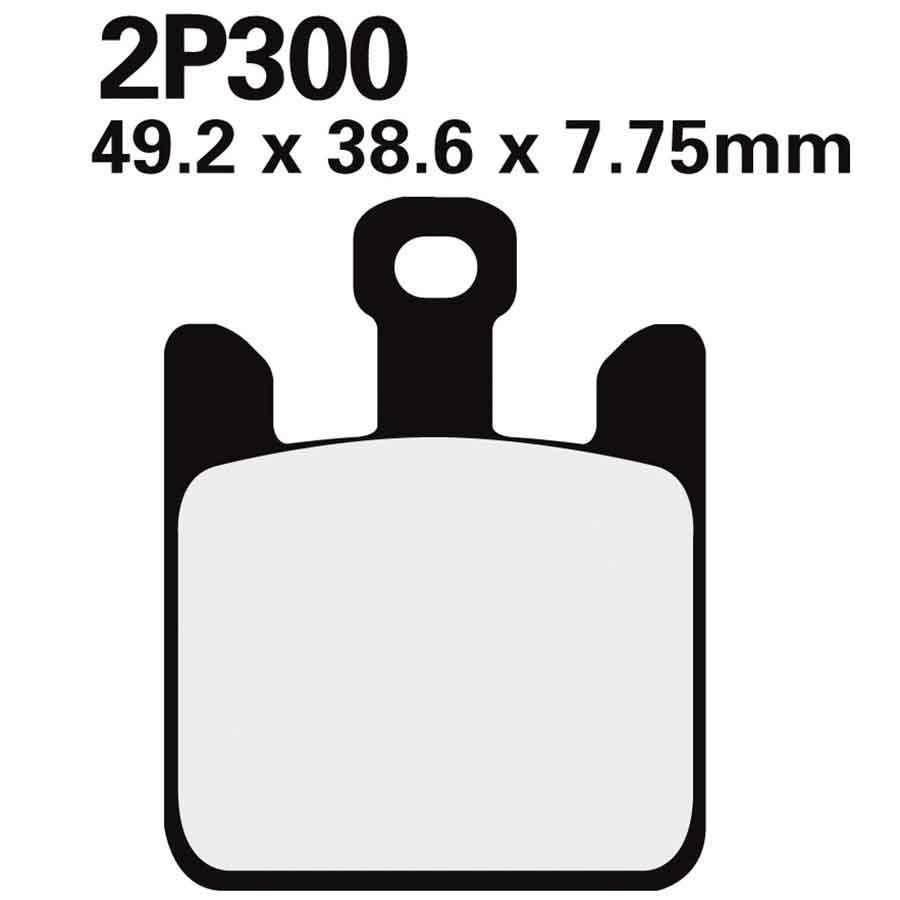 PASTILLAS FRENO NISSIN 2P300ST DEL. ZX10-R 04-07