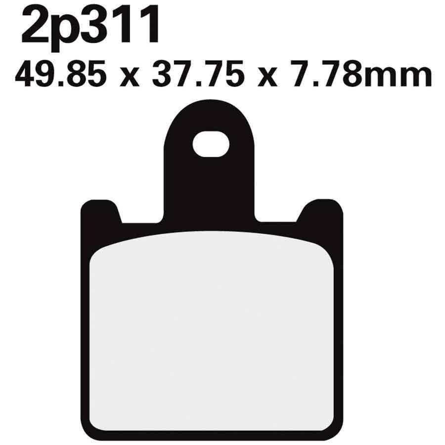 PASTILLAS FRENO NISSIN 2P311ST ZX6R/Z1000 07