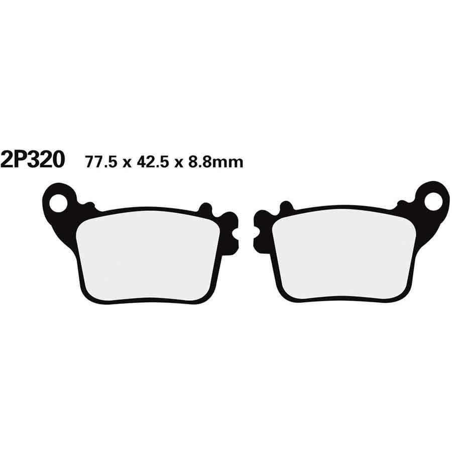 PASTILLAS FRENO NISSIN 2P320ST TRA. CBR1000RR 06