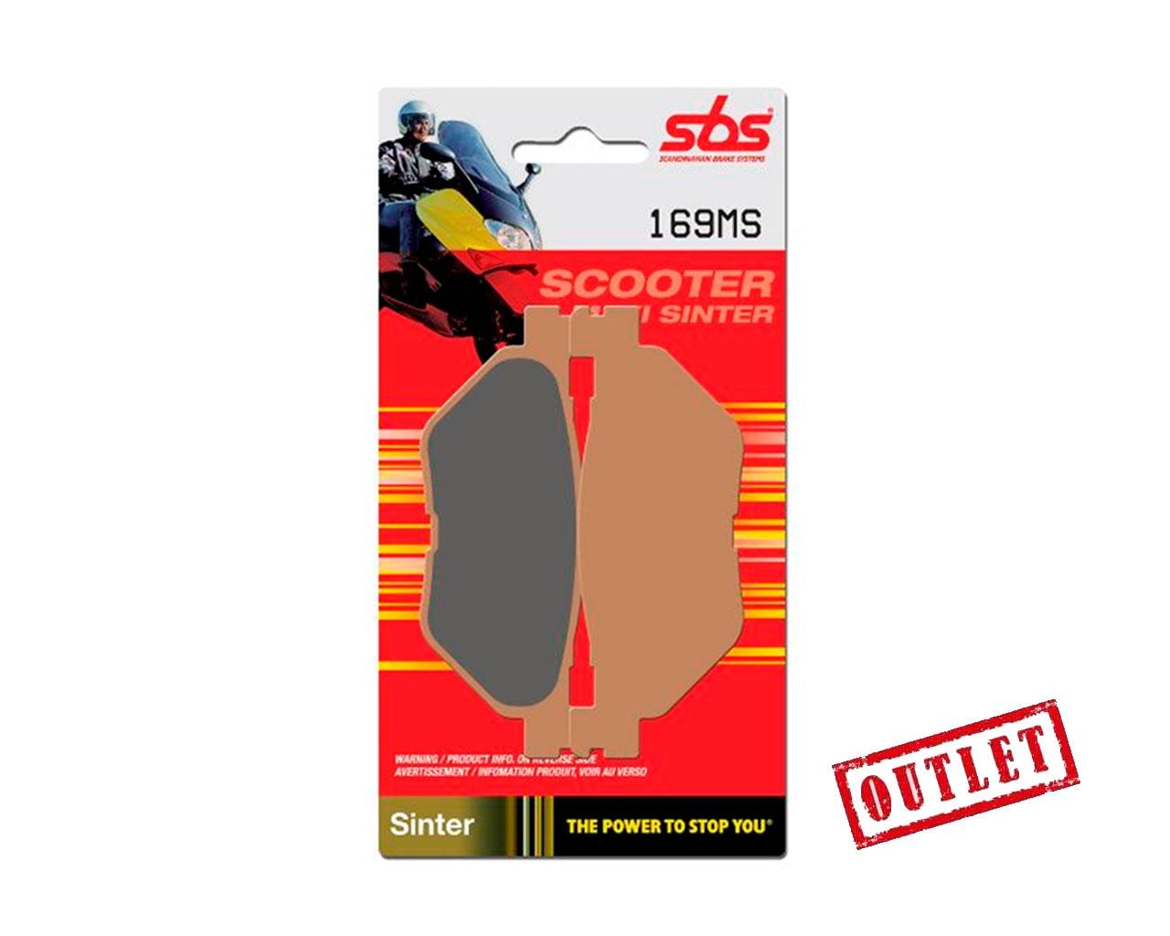 PASTILLAS FRENO SBS 169MS (FD352)