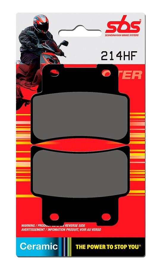 PASTILLAS FRENO SBS 214HF (FD367)