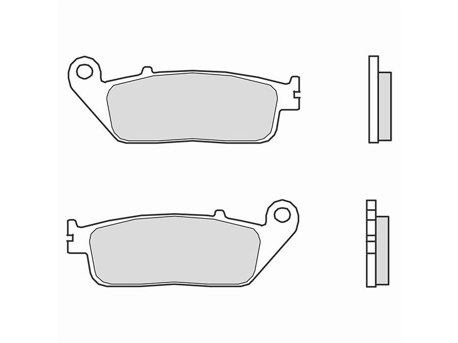 PASTILLAS DE FRENO BREMBO SINTERIZADAS 07HO41LA