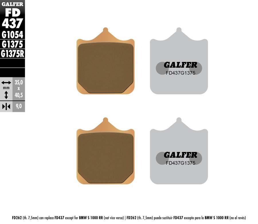 PASTILLAS FRENO GALFER 437 G1375