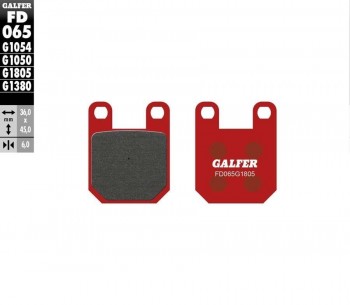 PASTILLAS FRENO GALFER 065 G1805