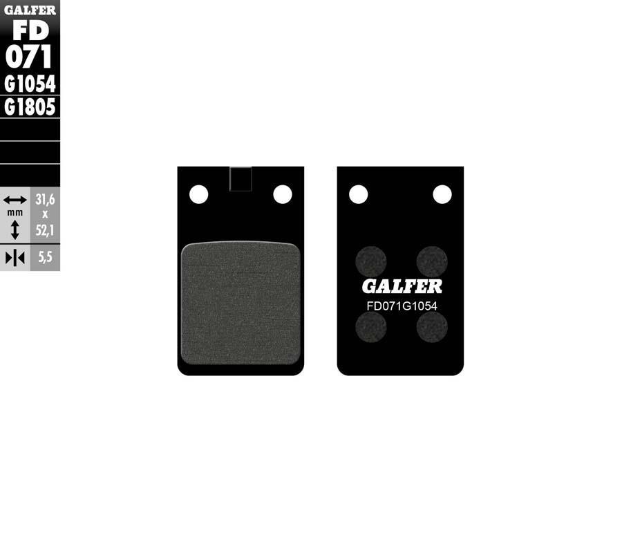 PASTILLAS FRENO GALFER 071 G1054