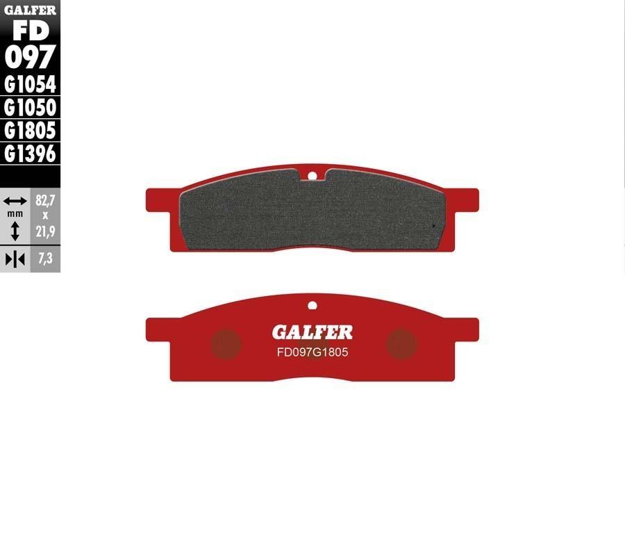 PASTILLAS FRENO GALFER 097 G1805