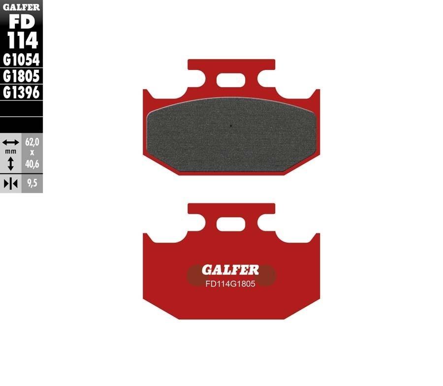 PASTILLAS FRENO GALFER 114 G1805