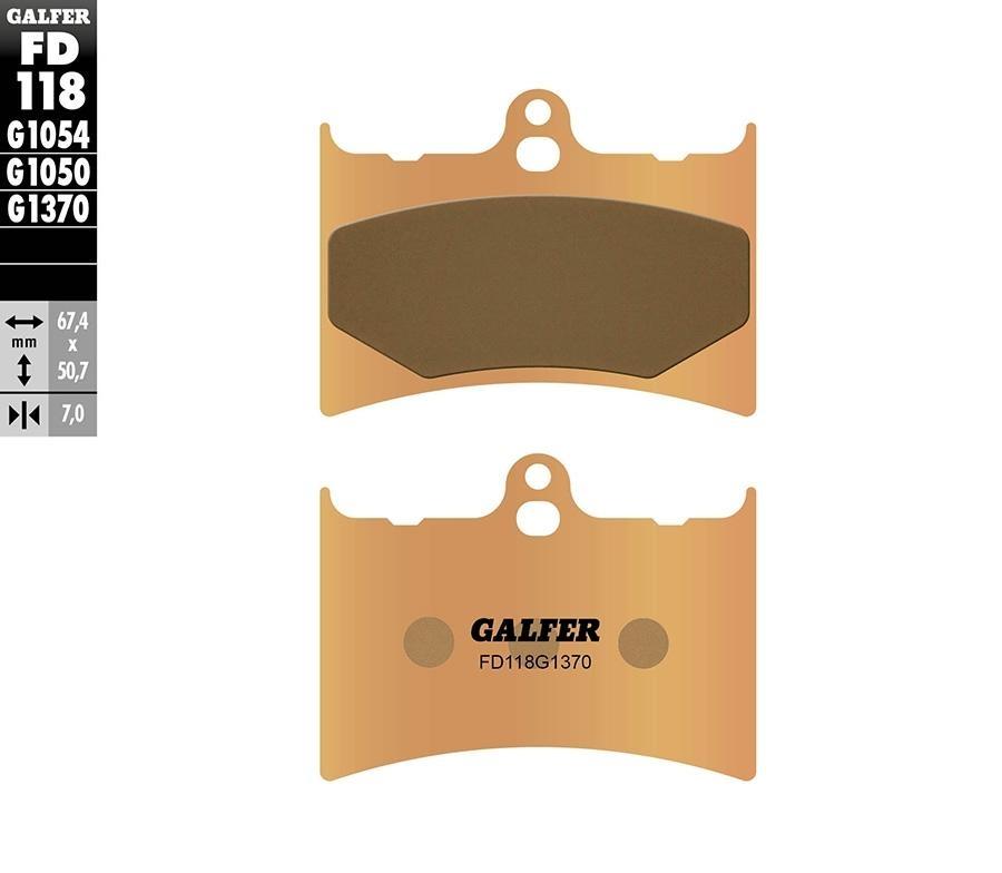 PASTILLAS FRENO GALFER 118 G1370