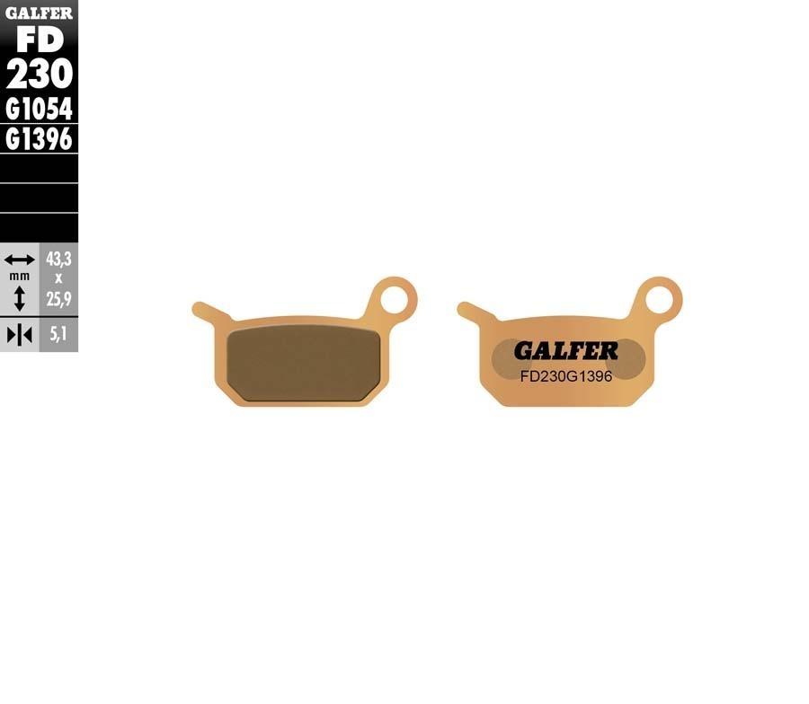 PASTILLAS FRENO GALFER 230 G1396