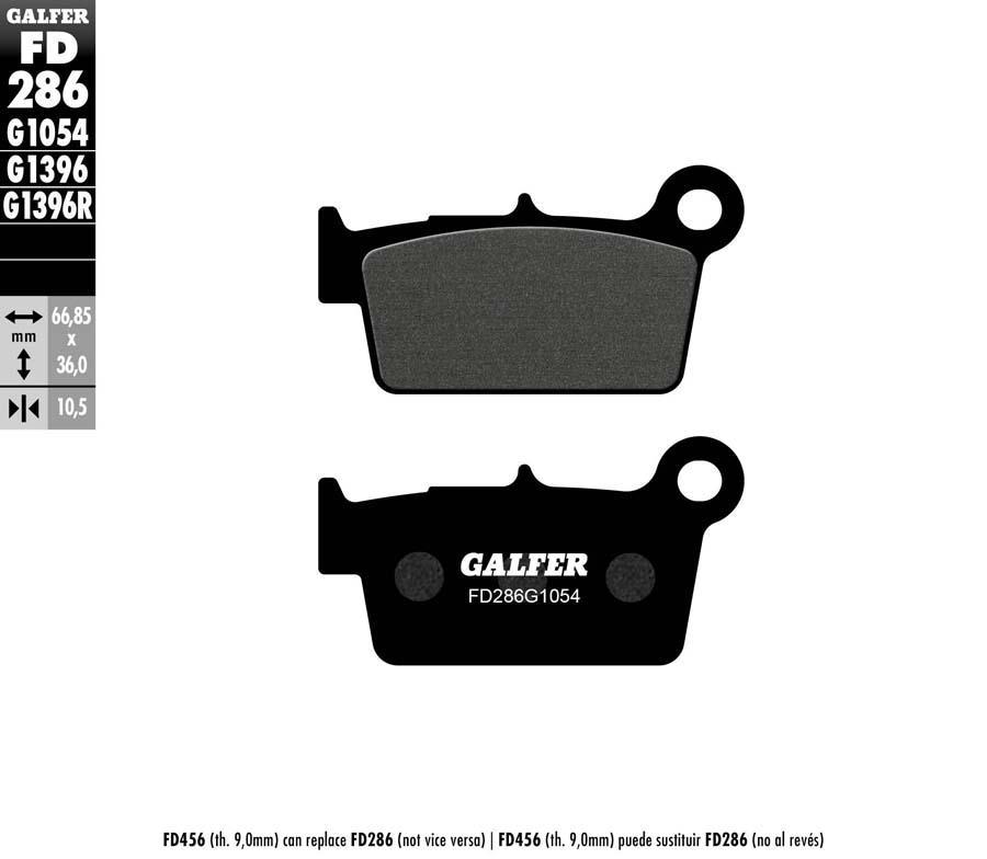 PASTILLAS FRENO GALFER 286 G1054