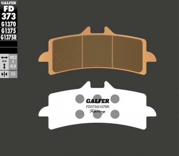 PASTILLAS FRENO GALFER SINTER SPORT RACING 373 1375R