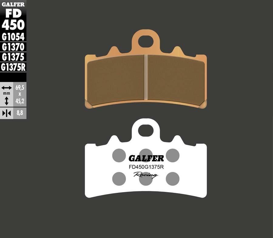 PASTILLAS FRENO GALFER SINTER SPORT RACING 450 1375R