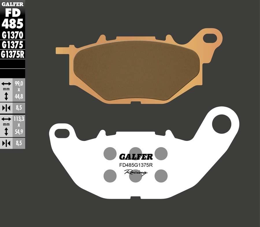 PASTILLAS FRENO GALFER SINTER SPORT RACING 485 1375R