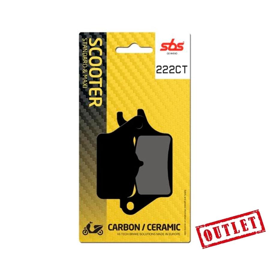 PASTILLAS FRENO SBS 222CT (FD493)