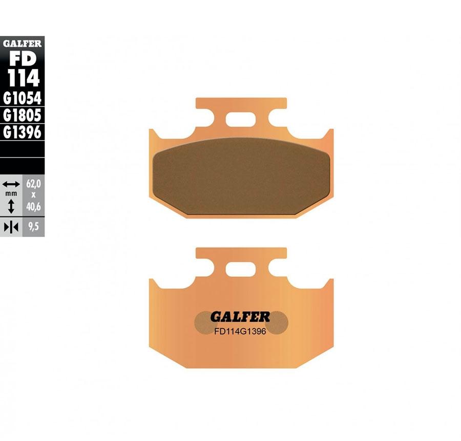 PASTILLAS  FRENO GALFER SINTERIZADA OFF-ROAD G1396