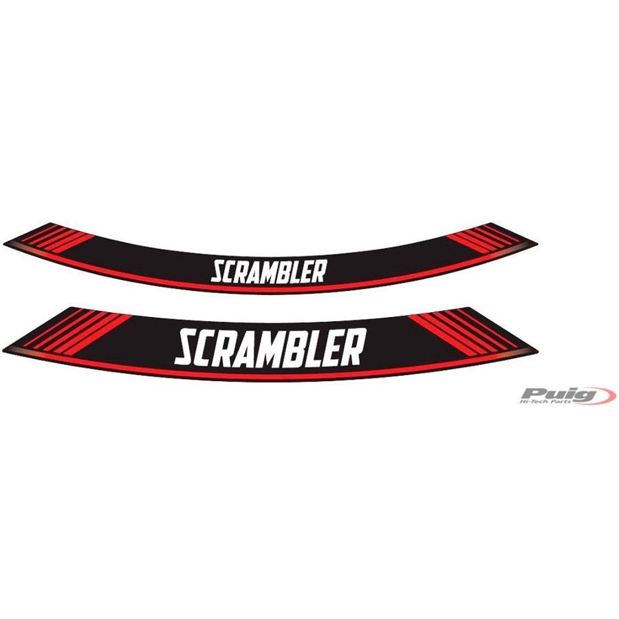 TIRAS ARCO RUEDA PUIG (8) SCRAMBLER C/ROJO 9134R