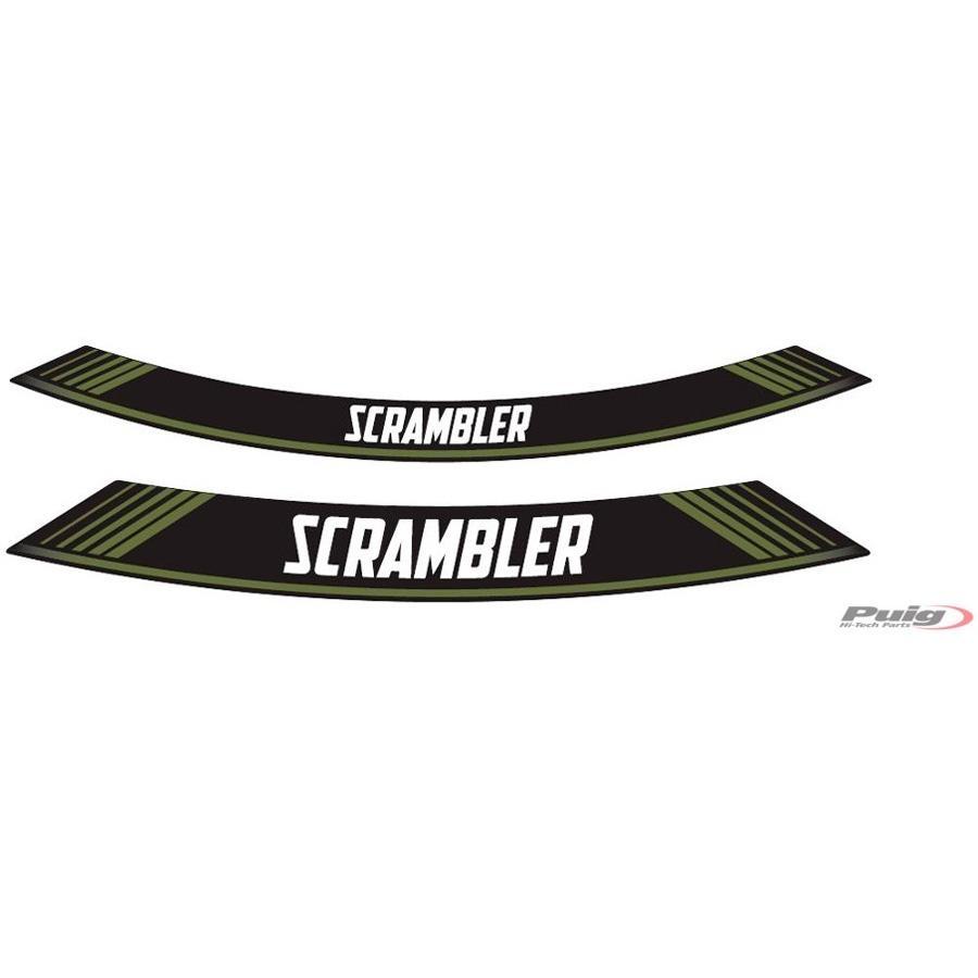 TIRAS ARCO RUEDA PUIG (8) SCRAMBLER C/VERDE 9134V