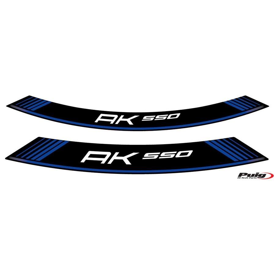 TIRAS ARCO RUEDA PUIG (8) KYMCO AK550 C/AZUL 9630A