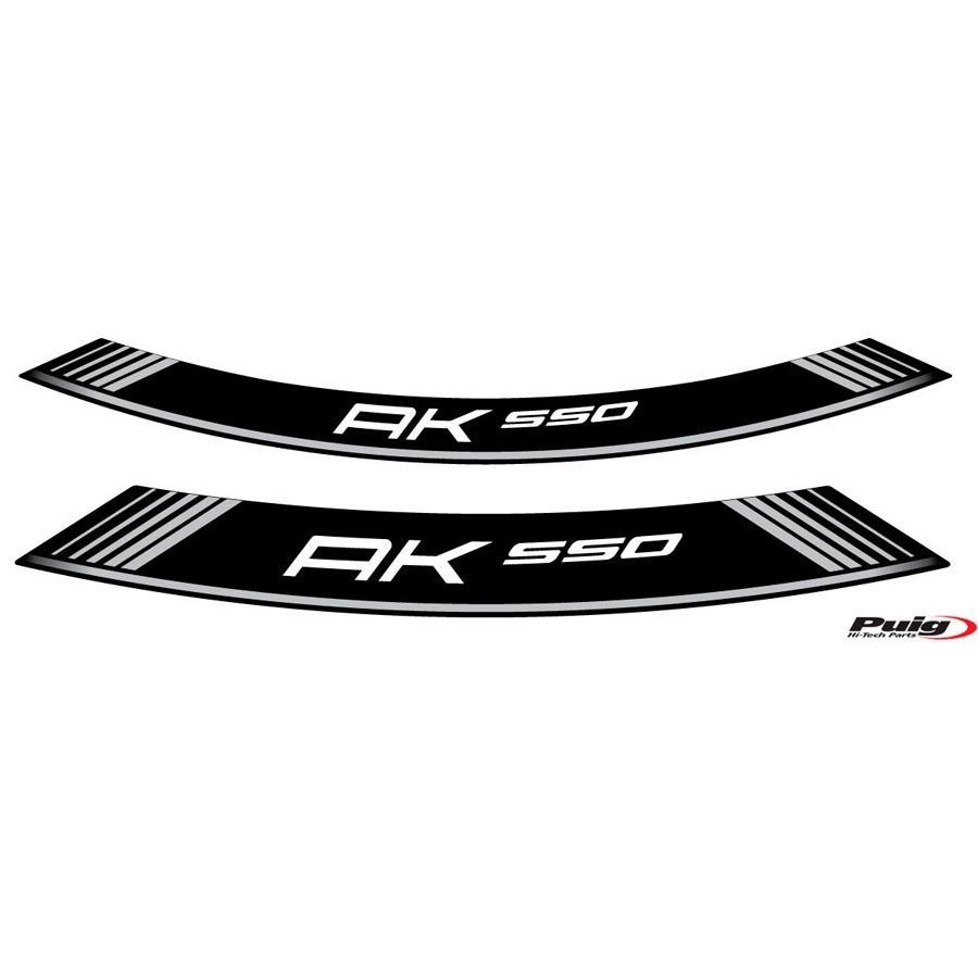 TIRAS ARCO RUEDA PUIG (8) KYMCO AK550 C/PLATA 9630P