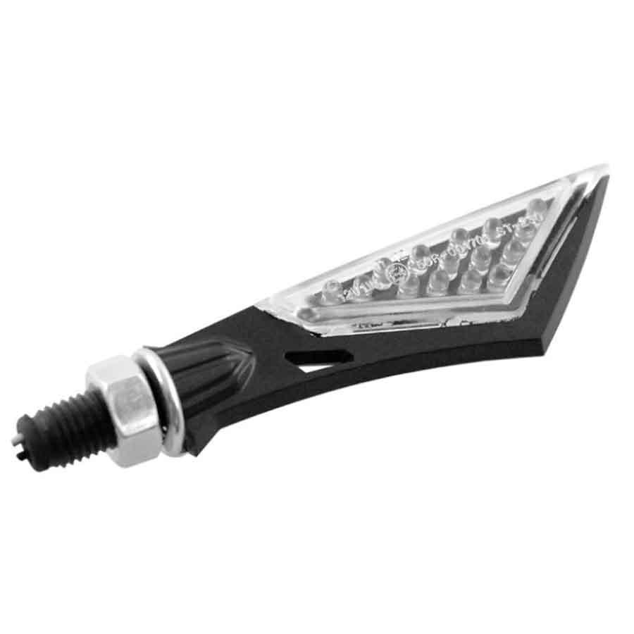 PILOTO INTERMITENTE V-PARTS LED NEGRO     13719