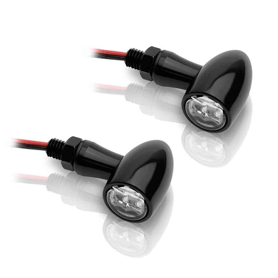 JUEGO PILOTOS INTERMITENTES V-PARTS ALUMINIO LED V PARTS 12V2.7W 38X22,5MM321170   321170