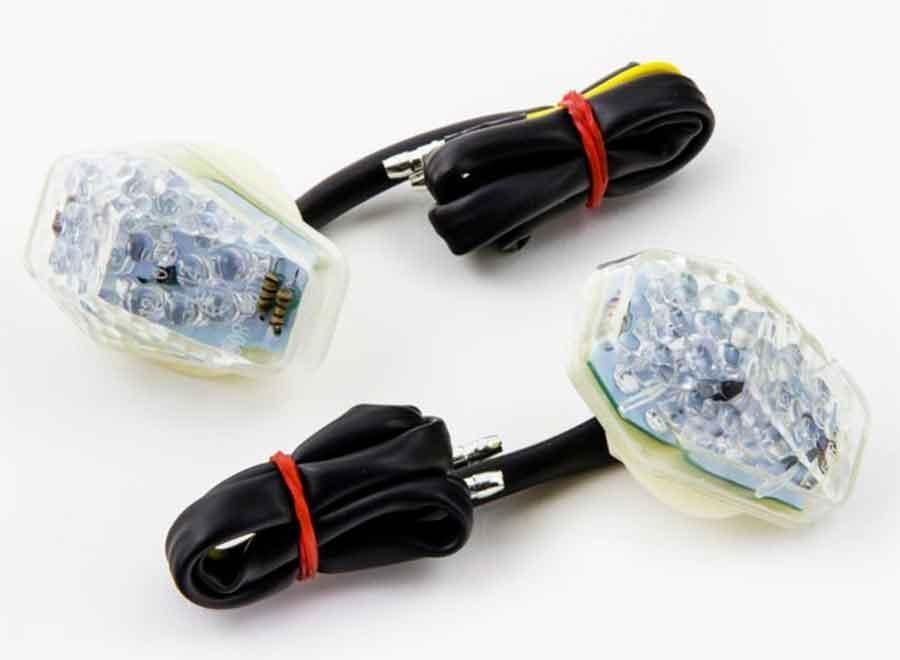 JUEGO PILOTOS INTERMITENTES PUIG CARENADO LEDS MODELOS SUZUKI HOMOL