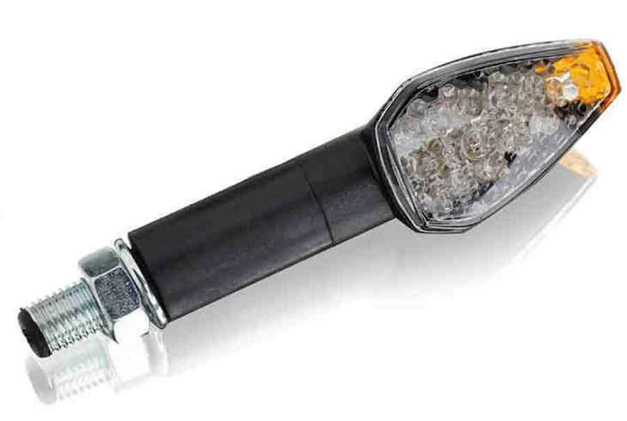 JUEGO PILOTOS INTERMITENTES PUIG PEAK BRAZO LARGO NEGRO LEDS HOMOLO