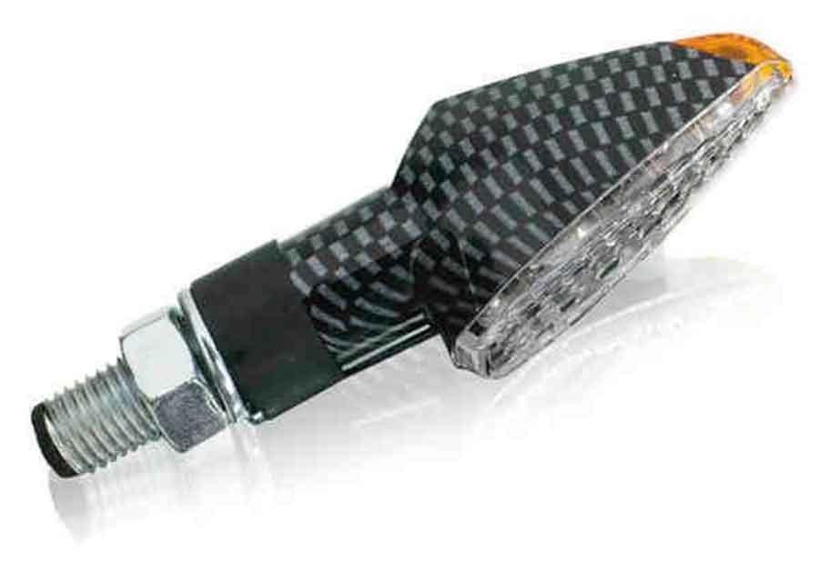 JUEGO PILOTOS INTERMITENTES PUIG PEAK BRAZO CORTO CARBONO LEDS HOMO