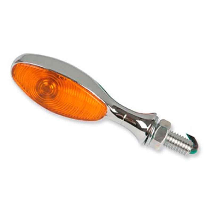 PILOTO INTERMITENTE V-PARTS MINI-OVOIDE. CROMO. C/LASER     4598