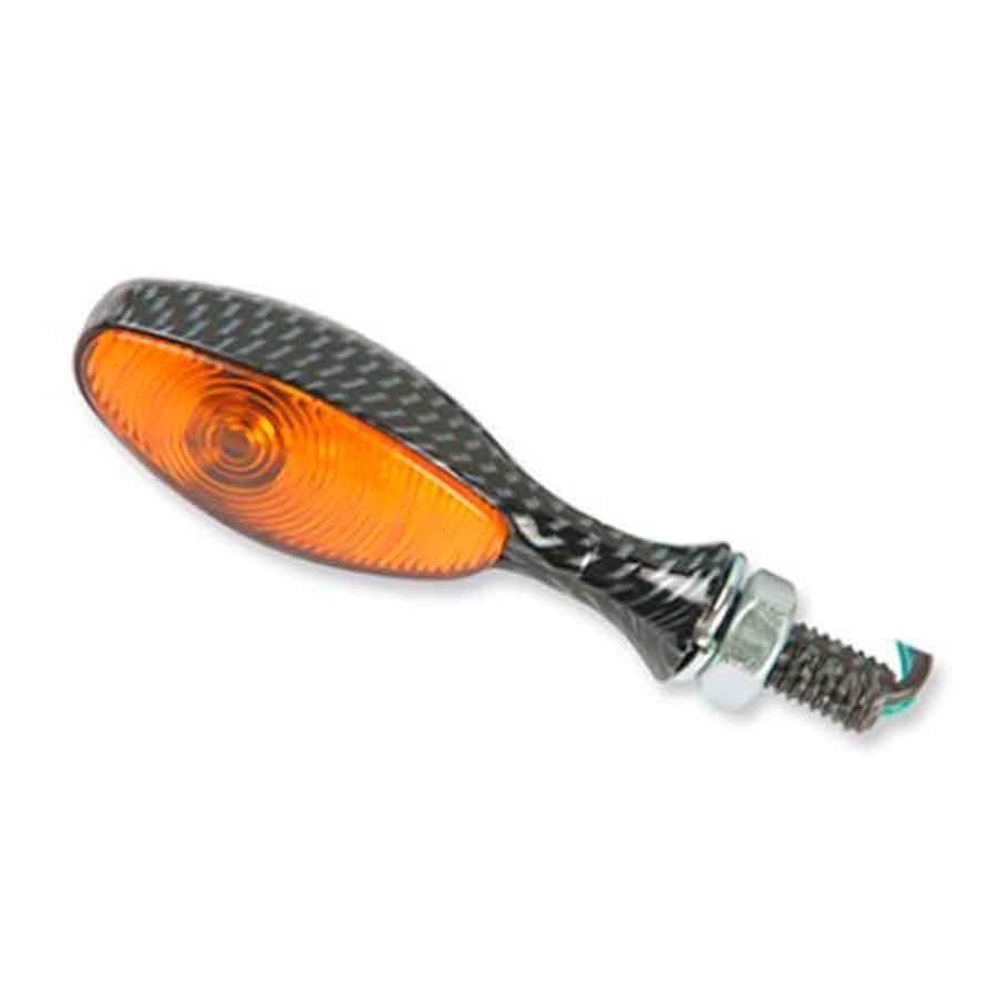 PILOTO INTERMITENTE V-PARTS MINI-OVOIDE. CARBONO. C/AHUMADO 21W     4605