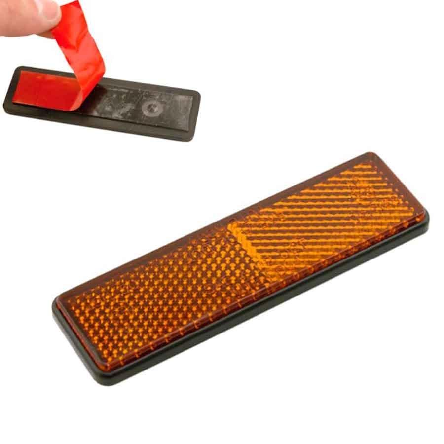 REFLECTANTE CATADRIOPTICO RECTANGULAR AMBAR
