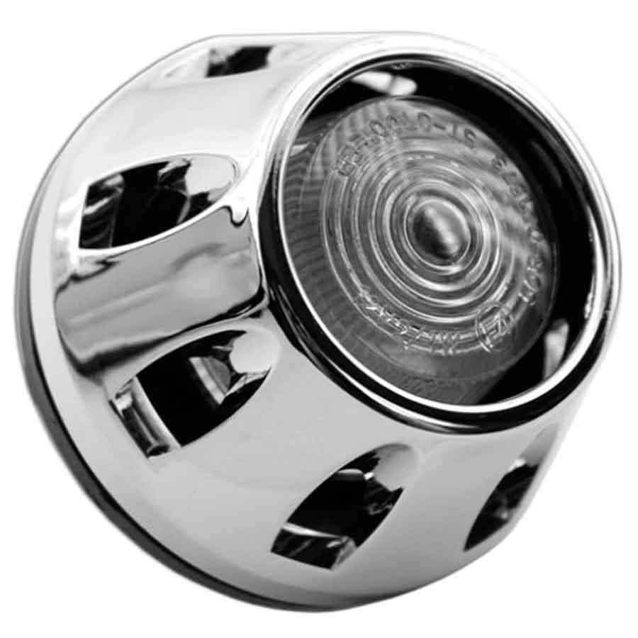 PILOTO TRASERO CUSTOM CROMADO LEDS. 12V2/1W     12682