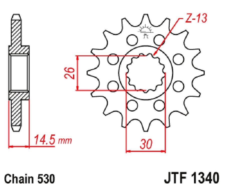 PIÑON JT 1340 18T