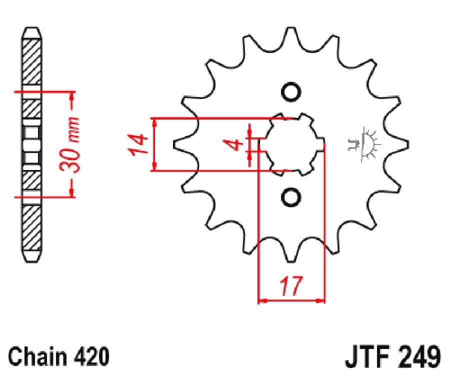 PIÑON JT 249 16T