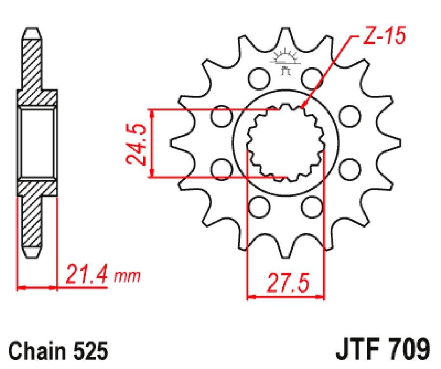 PIÑON JT 709 15T