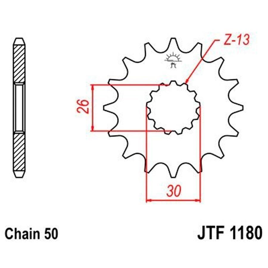 PIÑON JT 1180K 18T 530