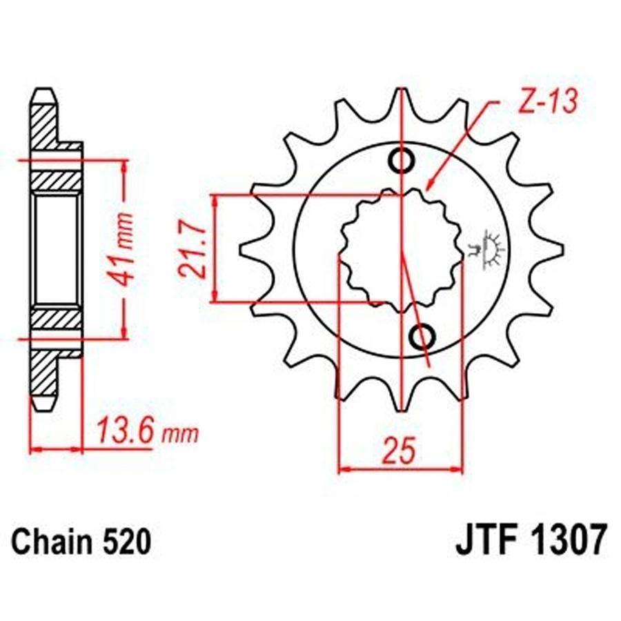 PIÑON JT 1307 15T 520
