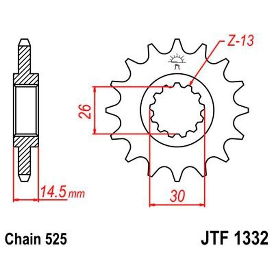 PIÑON JT 1332 K16 525