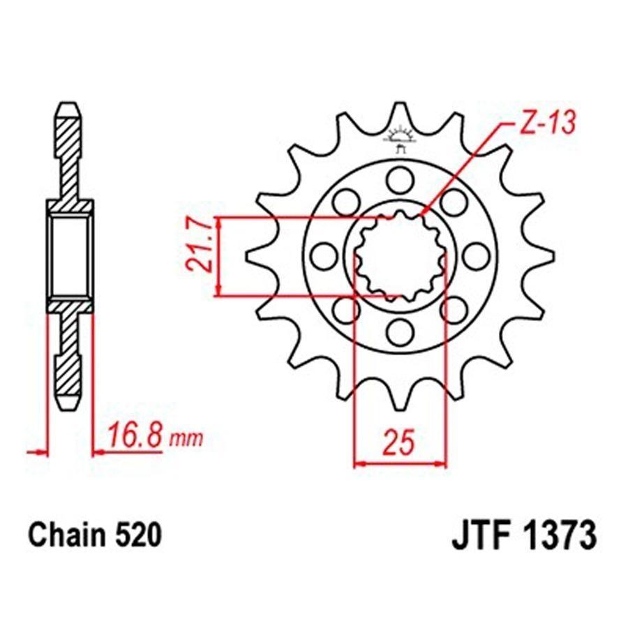 PIÑON JT 1373 16T 520