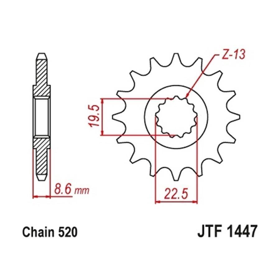 PIÑON JT 1447 14T