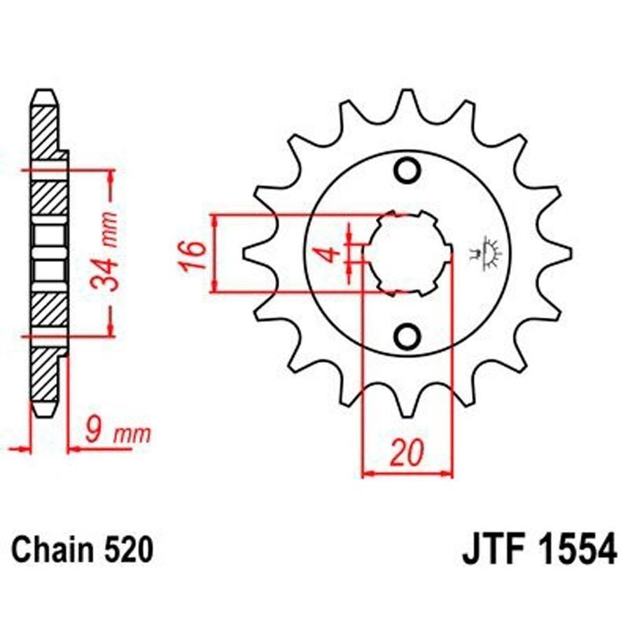 PIÑON JT 1554 14T 520
