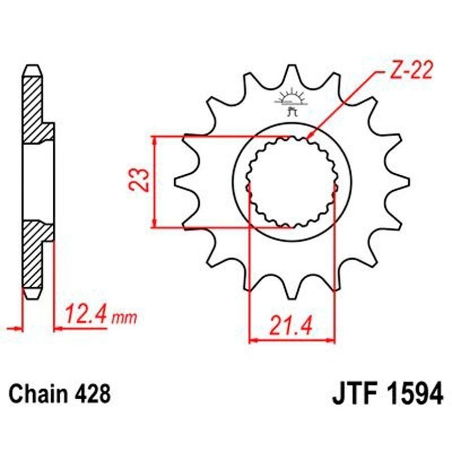 PIÑON JT 1594 15T 428