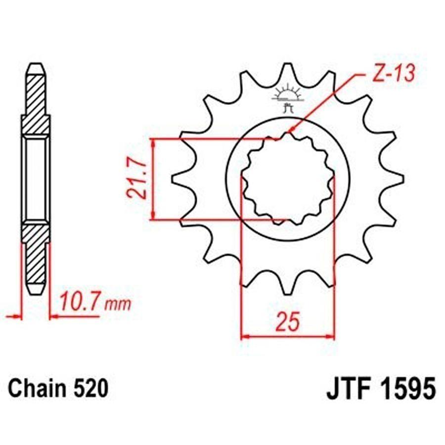 PIÑON JT 1595 15T 520