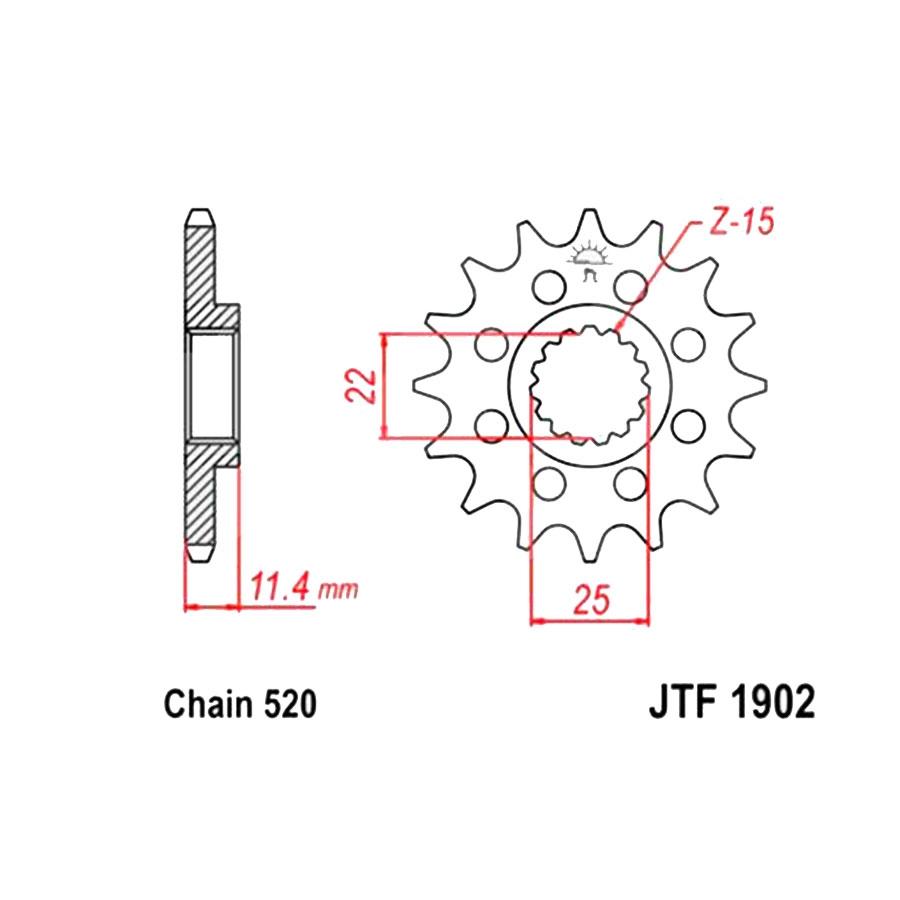 PIÑON JT 1902 16T RB 520