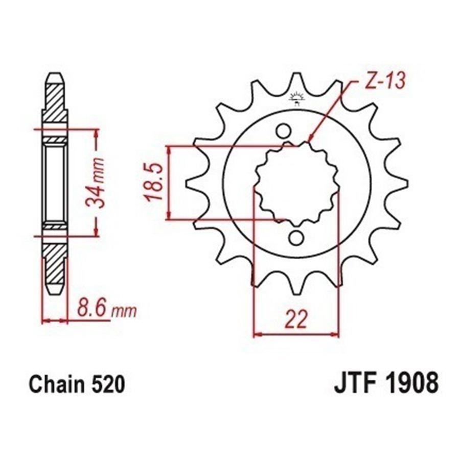 PIÑON JT 1908 15T 520