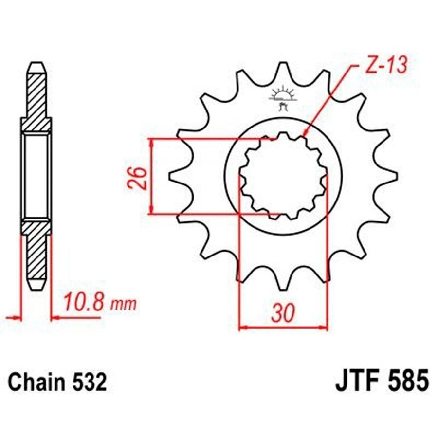 PIÑON JT 585K 16T 532