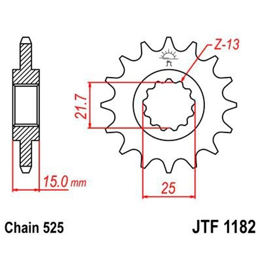 PIÑON JT 1182 14T 525