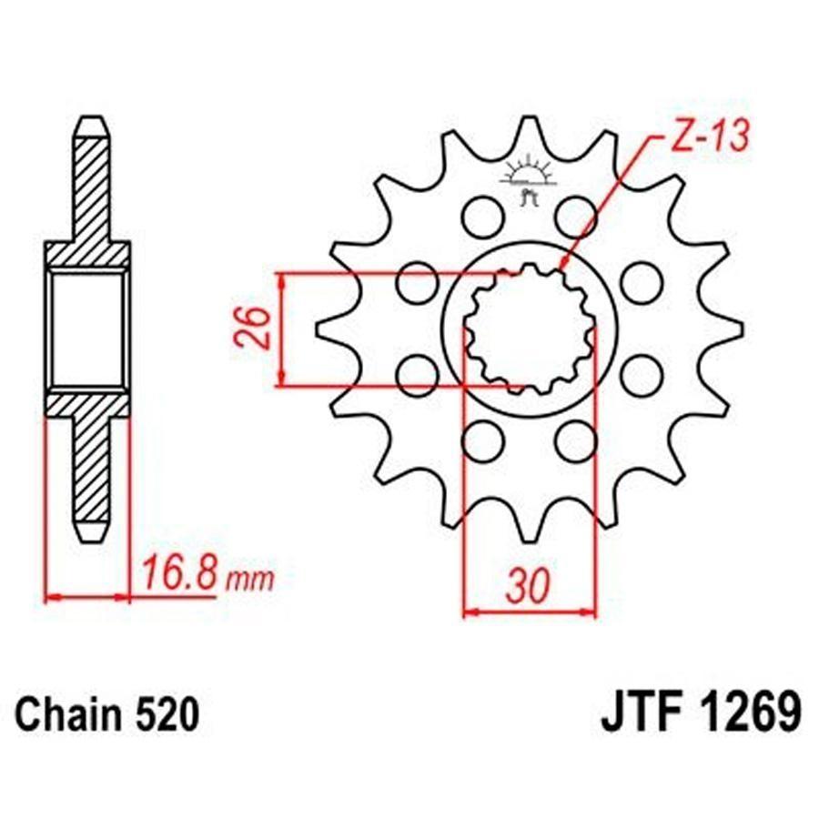 PIÑON JT 1269 15T 520