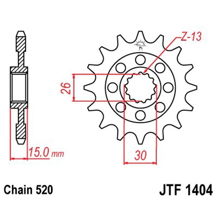 PIÑON JT 1404 17T 520