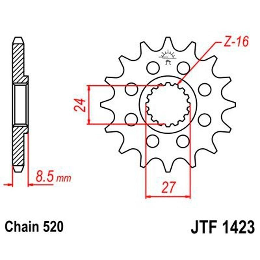 PIÑON JT 1423 17T 520